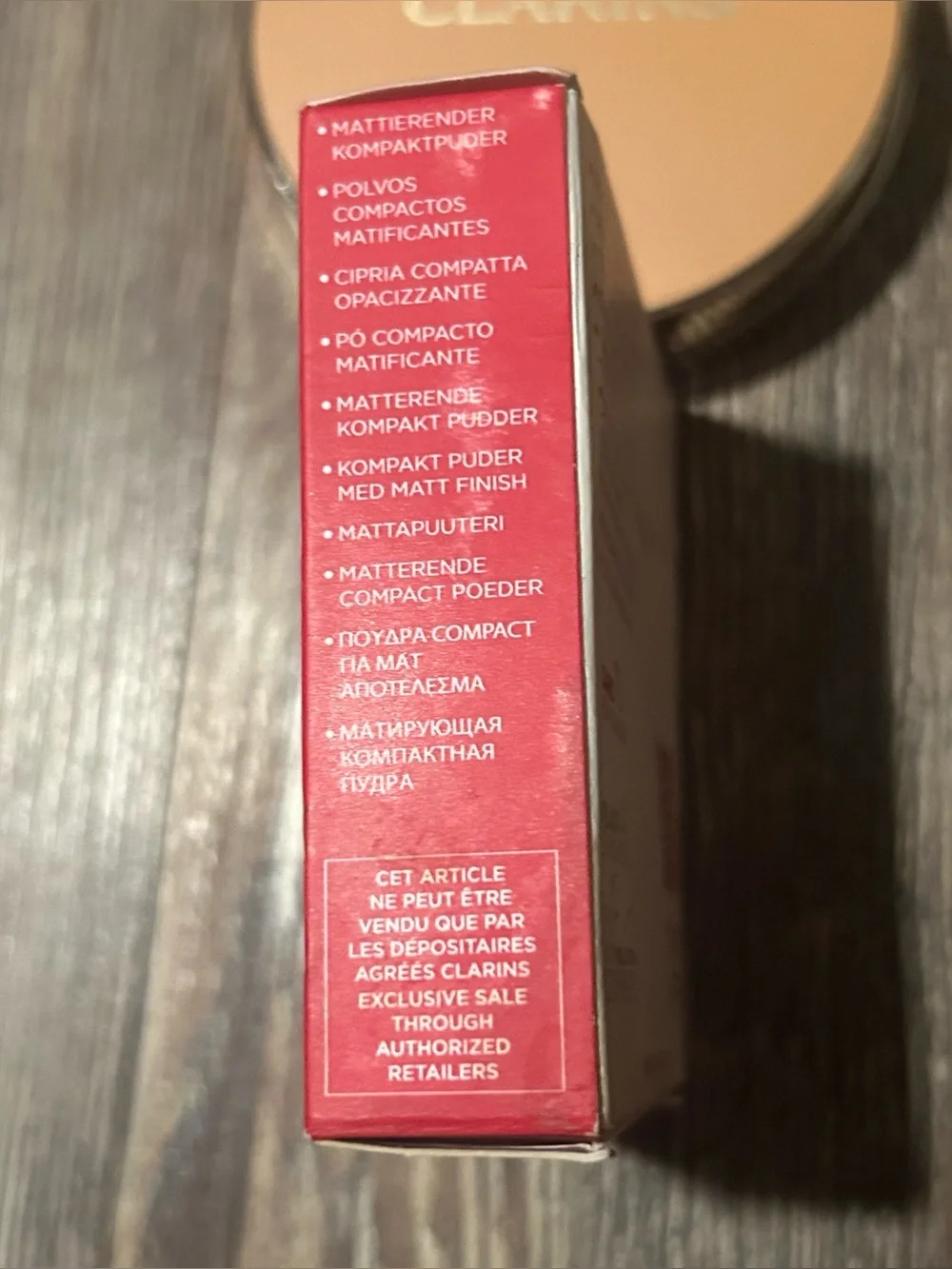 Clarins Ever Matte Compact Powder 05 Medium Deep 0.3 oz